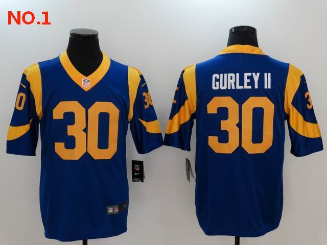 Men's Los Angeles Rams #30 Todd Gurley Jerseys-6